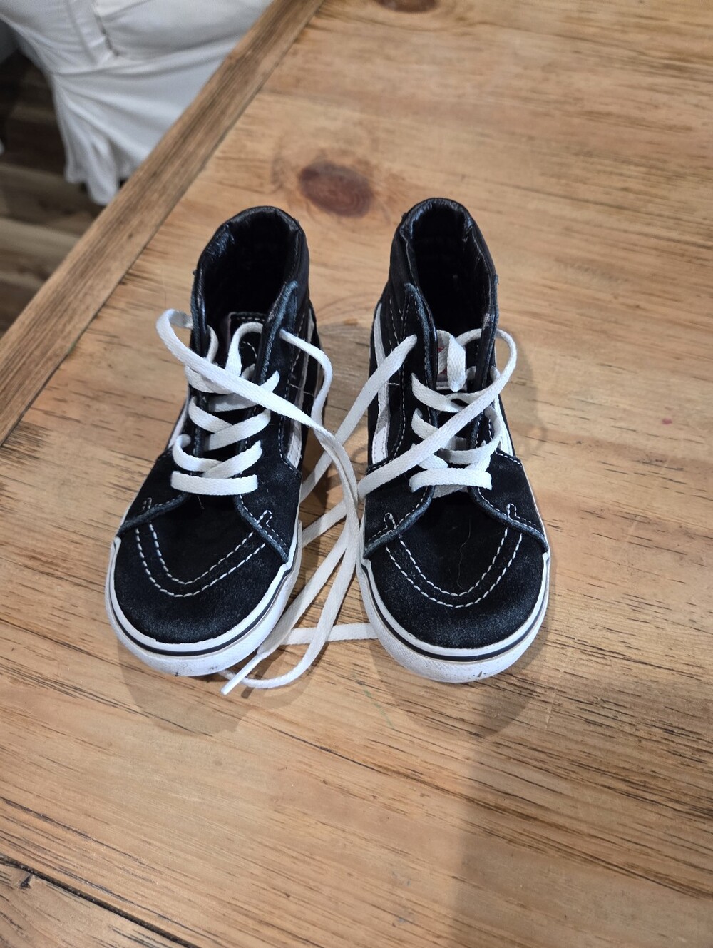 Kids Black High-Top Vans